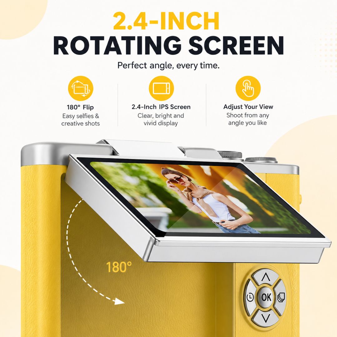 SnapiGo™ 4K Digital Camera