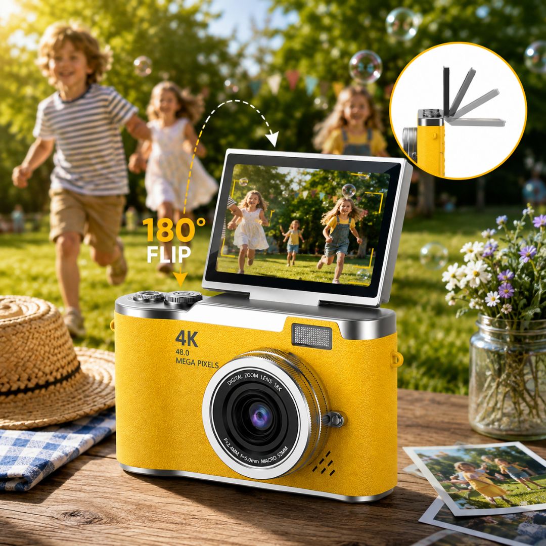 SnapiGo™ 4K Digital Camera