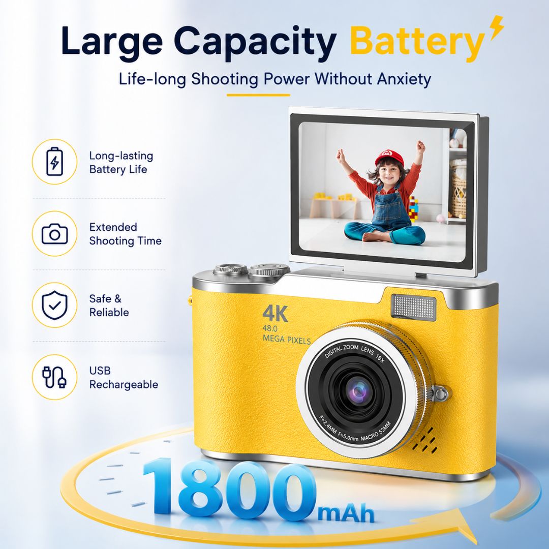 SnapiGo™ 4K Digital Camera