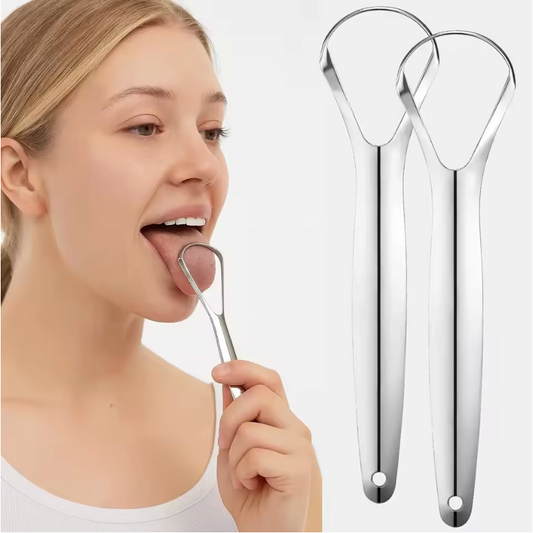 FreshClean™ Stainless Steel Tongue Scraper