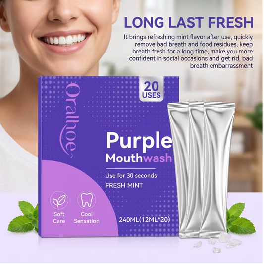 BrightSmile™ - Purple Tooth Whitening Mouthwash