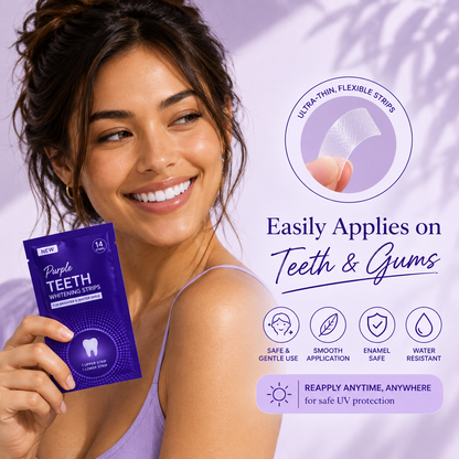 Feimuko™ - Purple Teeth Whitening Strips Oral Care